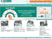 Tablet Screenshot of idbi.com